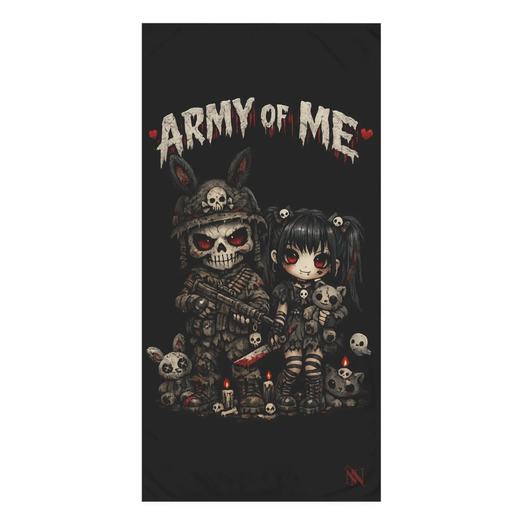 Army of Me Gothic Big Ass Rimming Sex Towel