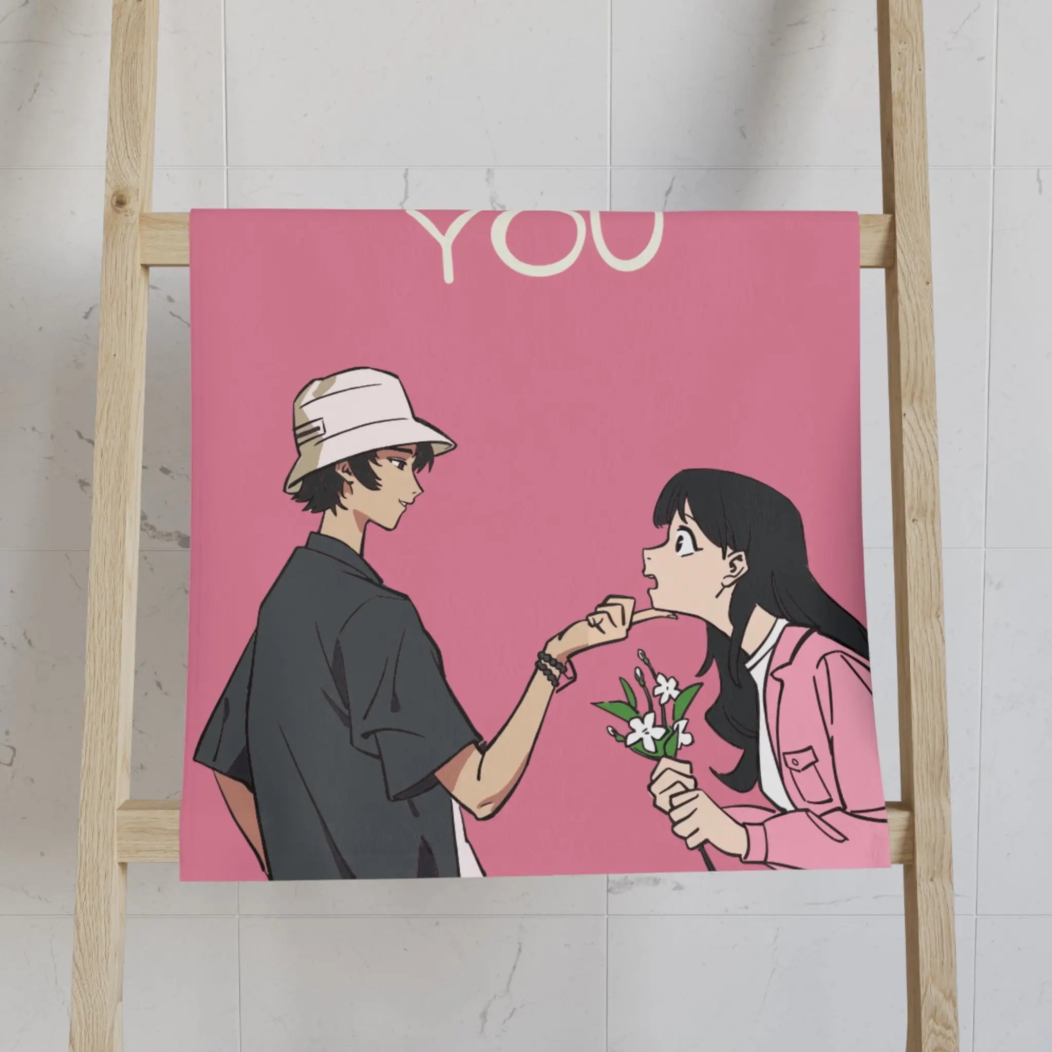 I Will Always Love You Anime | Nectar Napkins Classic Fun-Flirty Lovers’ Towels