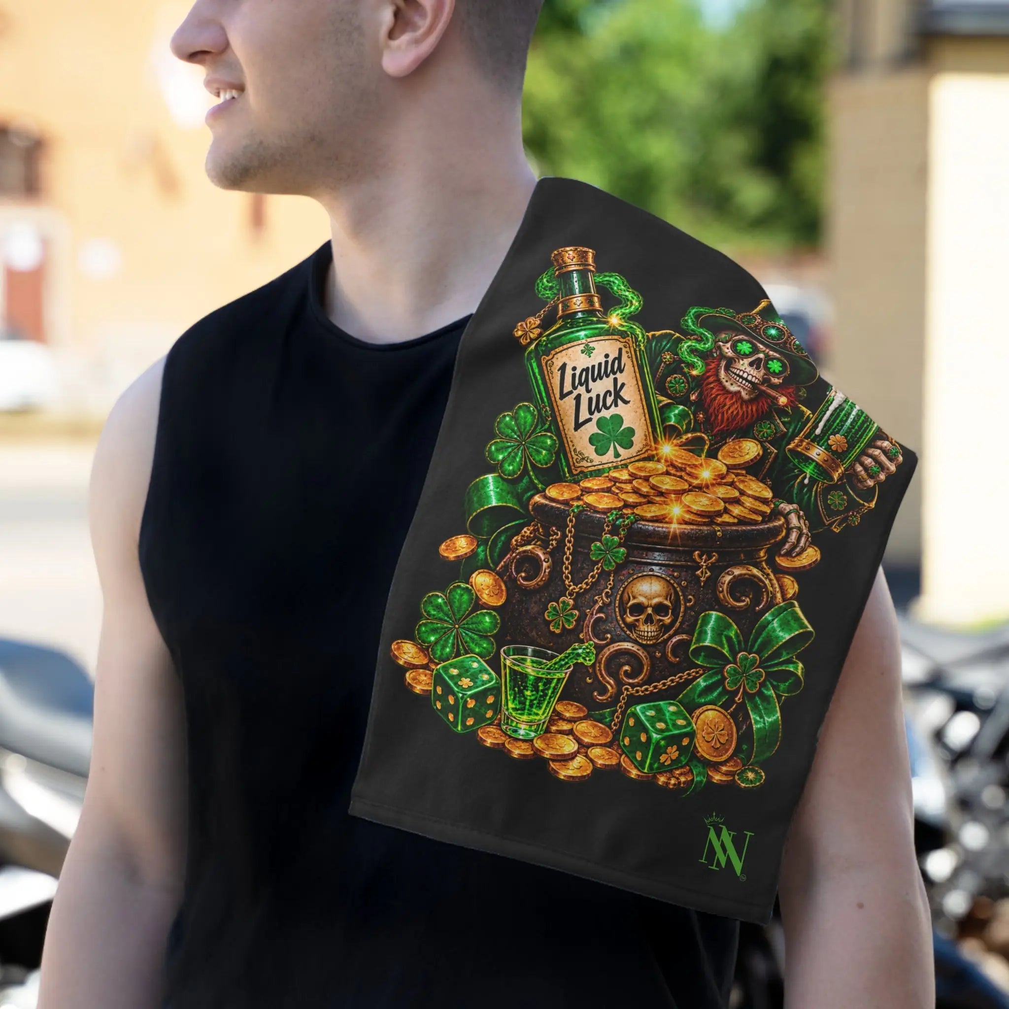 Pot Of Gold Wicked Leprechaun Sex Towel