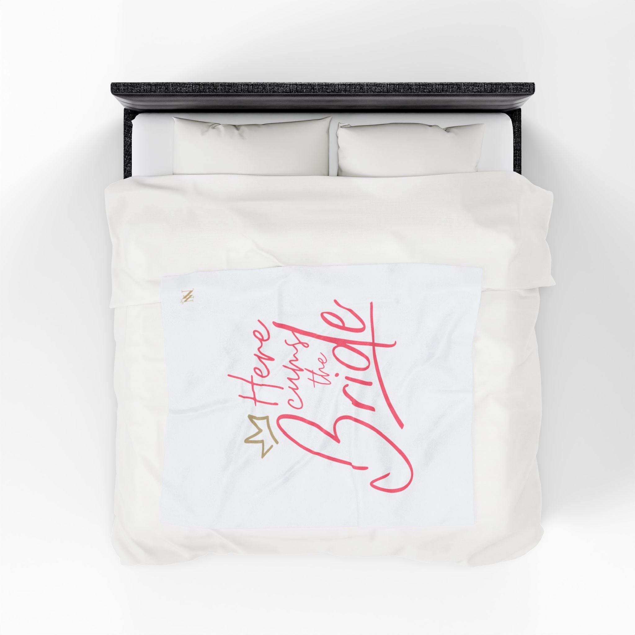 Here Cums the Bride | Mix & Match Fun-Flirty Lovers’ Blankets