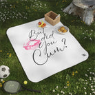 But did you Cum? with a Kiss | Mix Match Fun-Flirty Lovers’ Water-Resistant Blankets