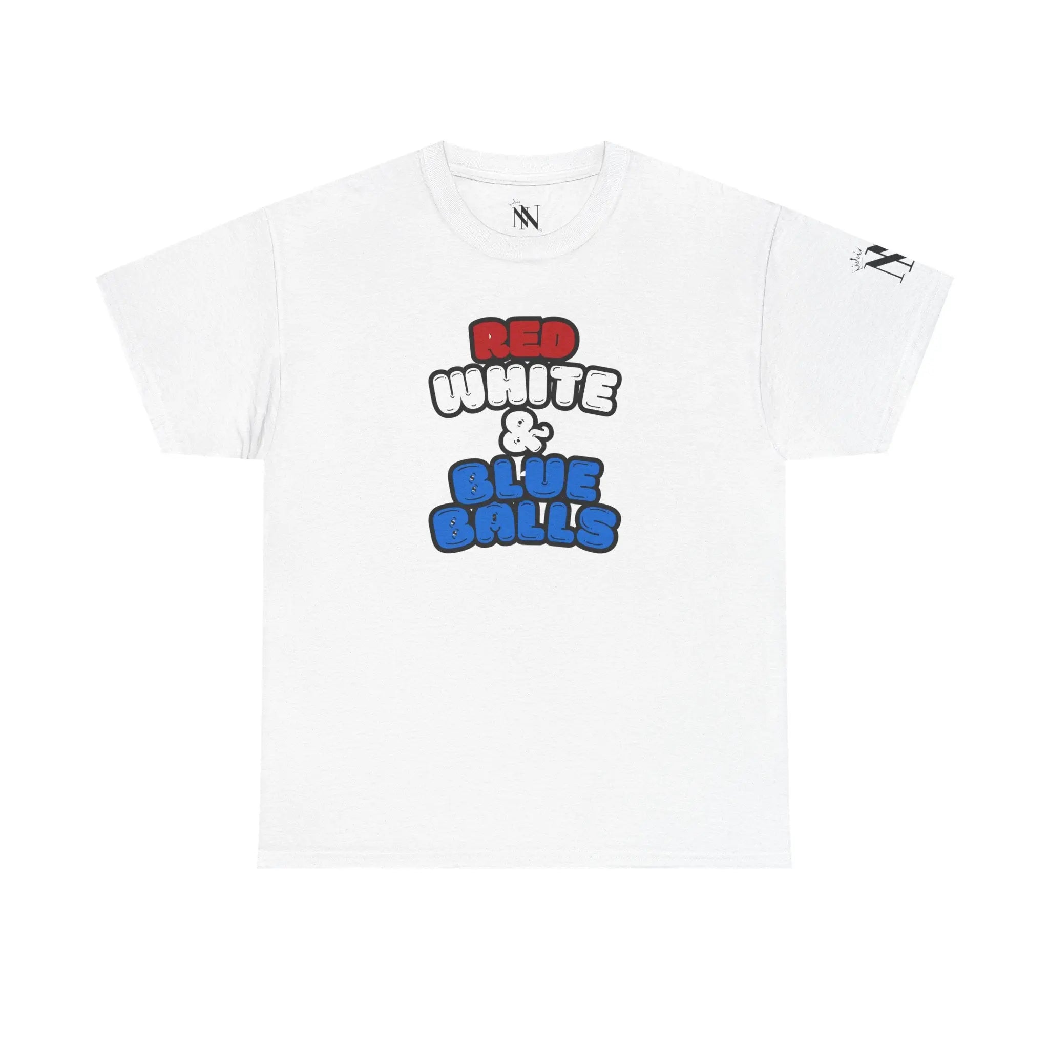 Red White & Blue Balls | Nectar Napkins Fun-Flirty Lovers’ T-Shirts