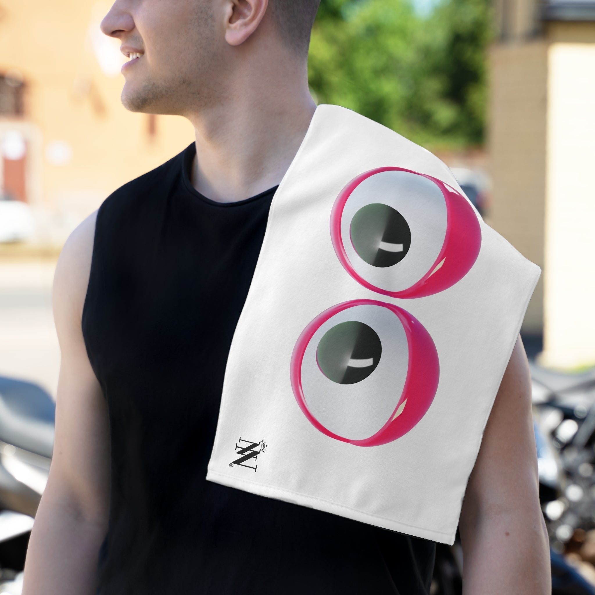 Wobbly Eyes | Mix & Match Soft Fun-Flirty Lovers’ Towels