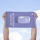 Positive Word Jar Cum? | Mix & Match Soft Fun-Flirty Lovers’ Towels