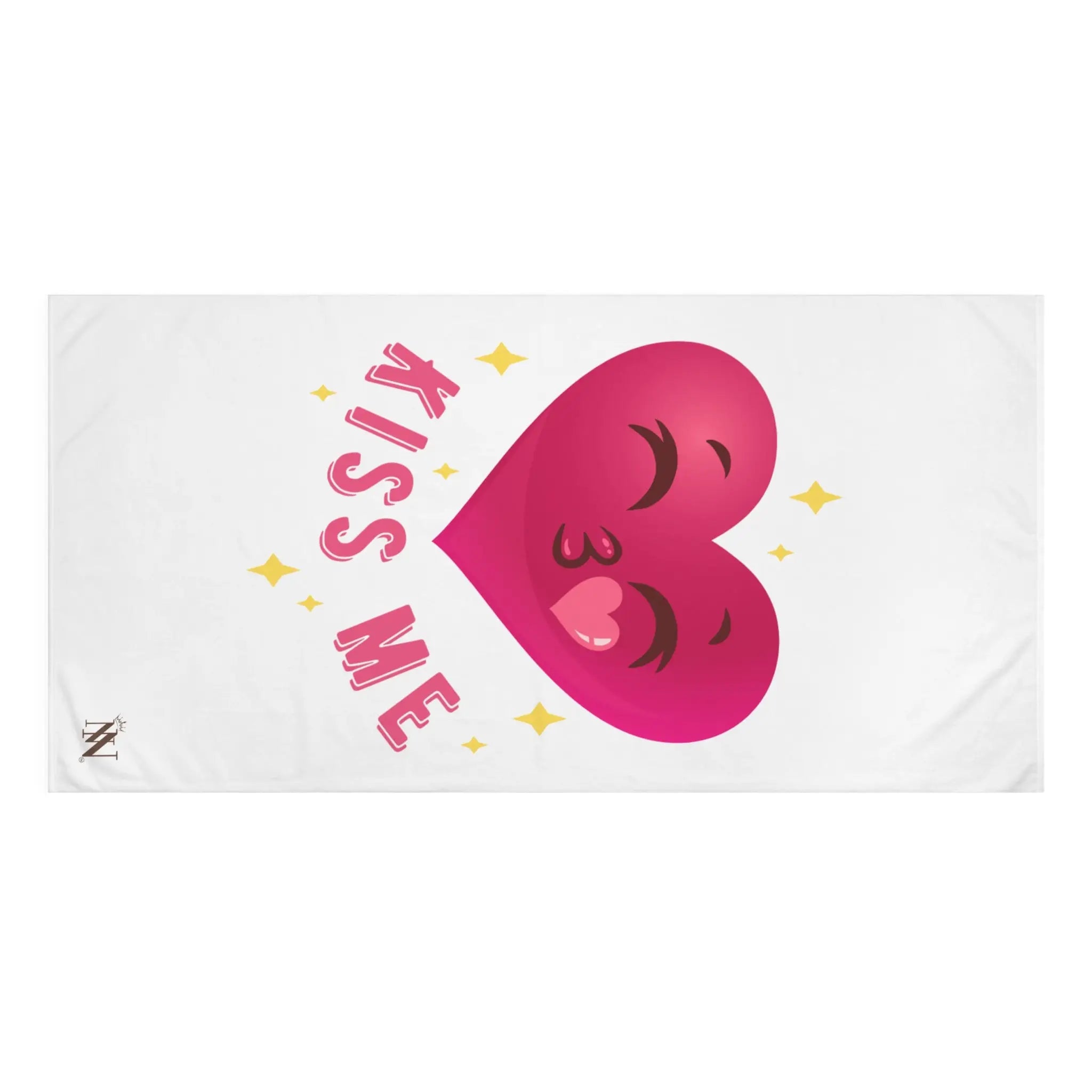 Kiss Me Heart Emoji | Nectar Napkins XL Fun-Flirty Lovers’ Towels