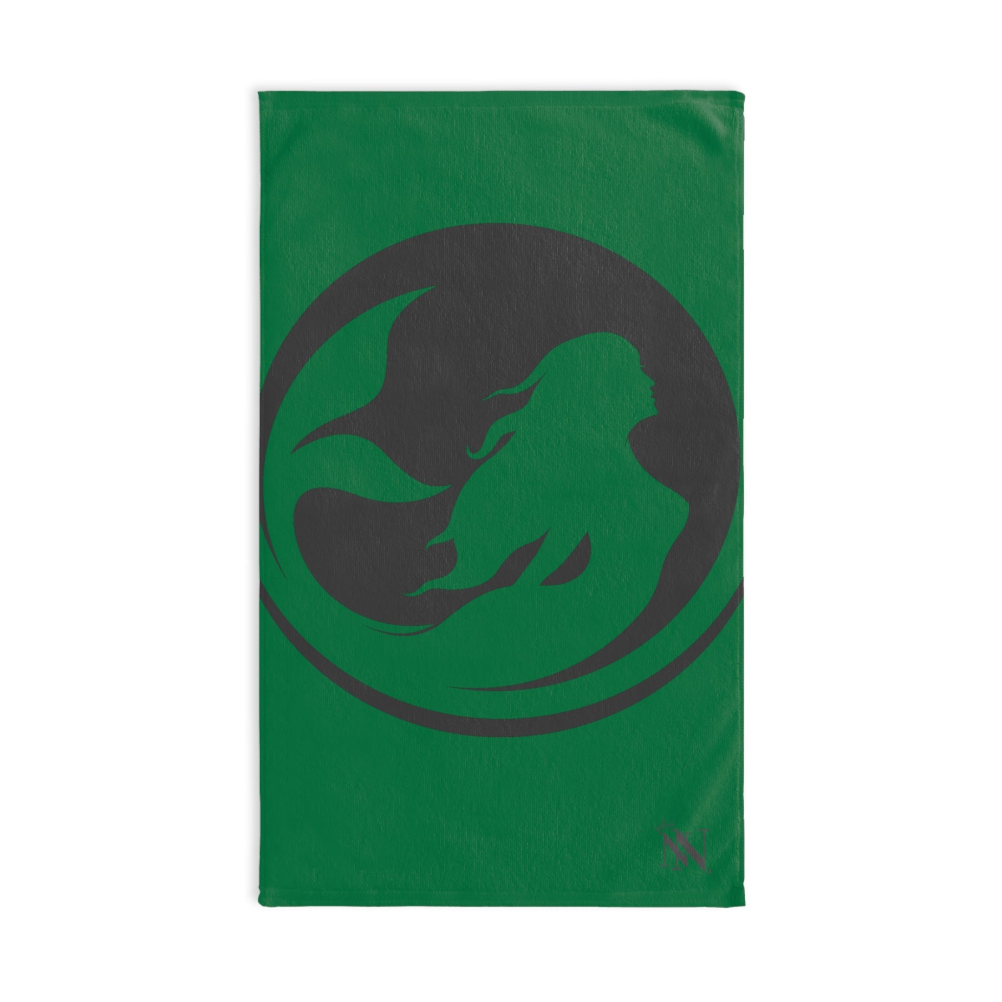 Mermaid Eclipse Green Cum Towel
