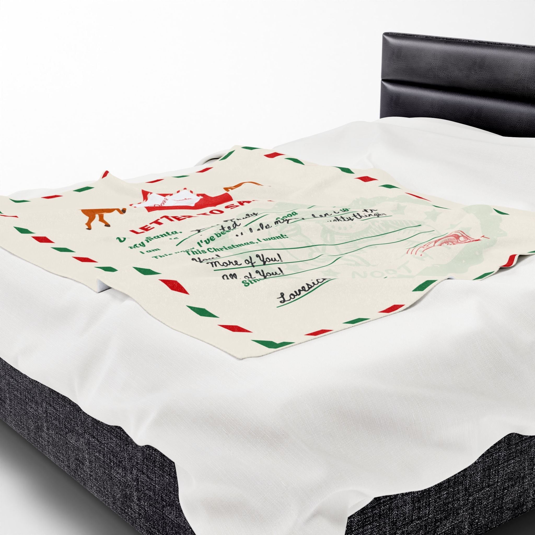 Letter to Santa | Mix & Match Soft Fun-Flirty Lovers’ Blankets