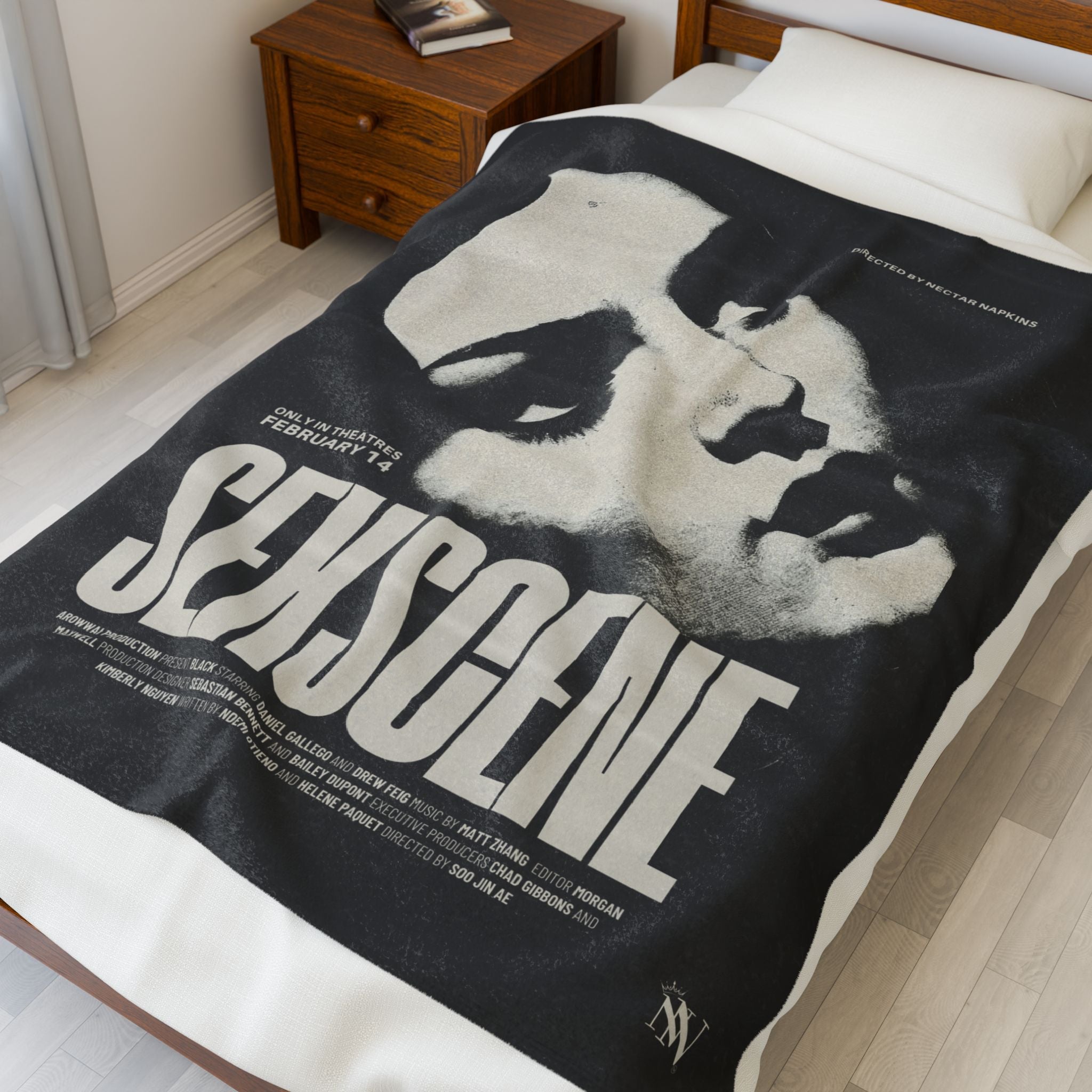 Sex Scene Movie Poster | Mix & Match Soft Fun-Flirty Lovers’ Blankets