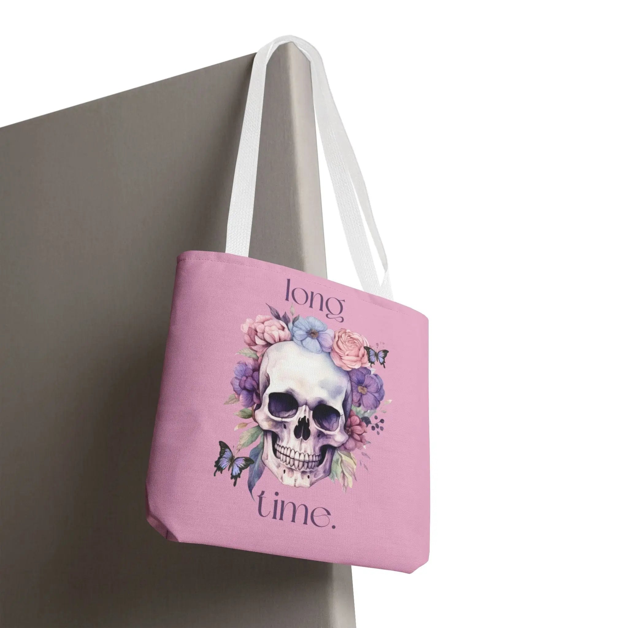 Long Time. Skull Floral | Nectar Napkins Fun-Flirty Lovers’ Totes