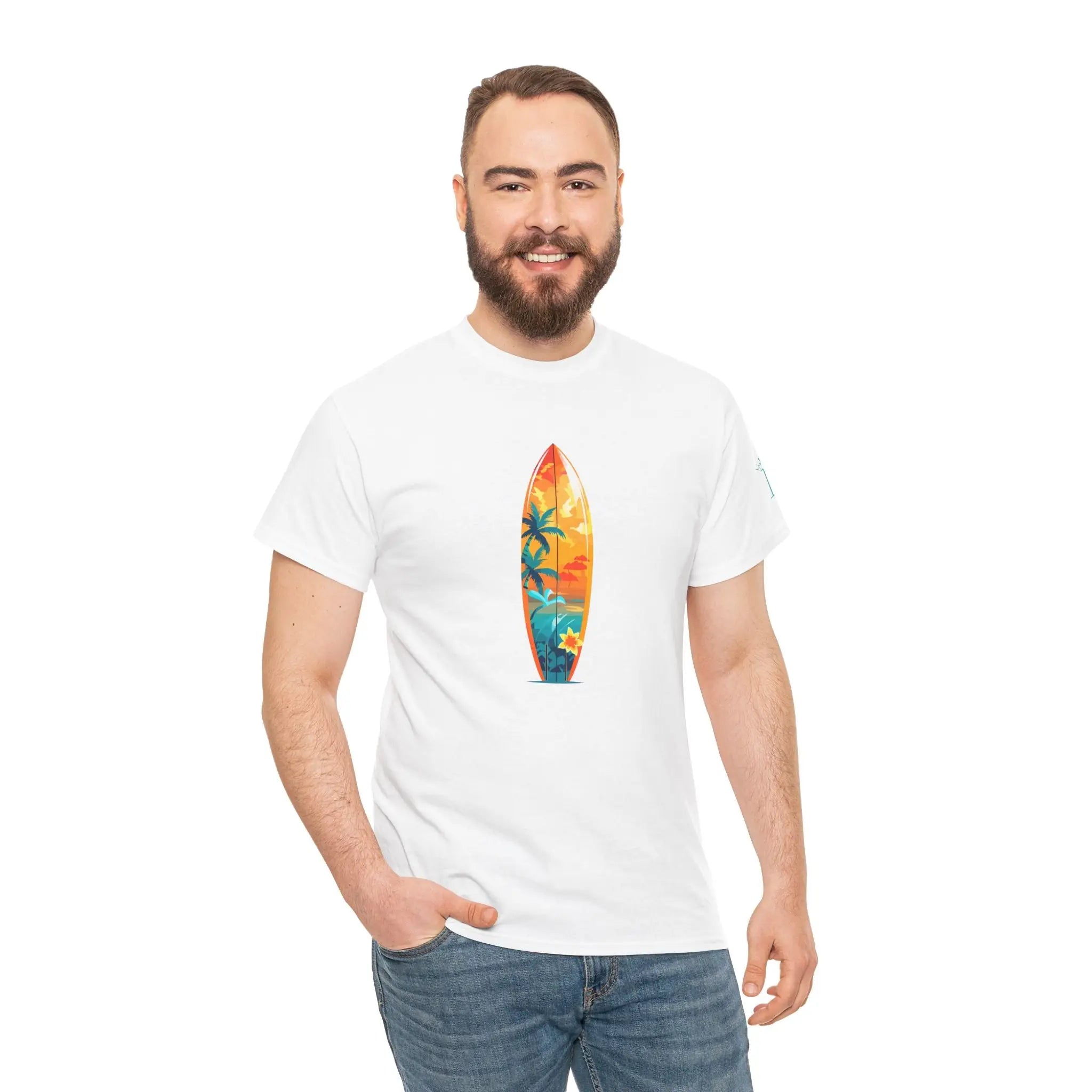 Surfboard | Mix & Match Cotton Unisex Fun-Flirty Lovers’ Tees