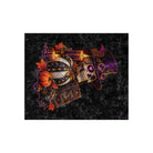 Spells & Naughty Thoughts Skull | Nectar Napkins Fun-Flirty Lovers’ Crushed Velvet Blankets