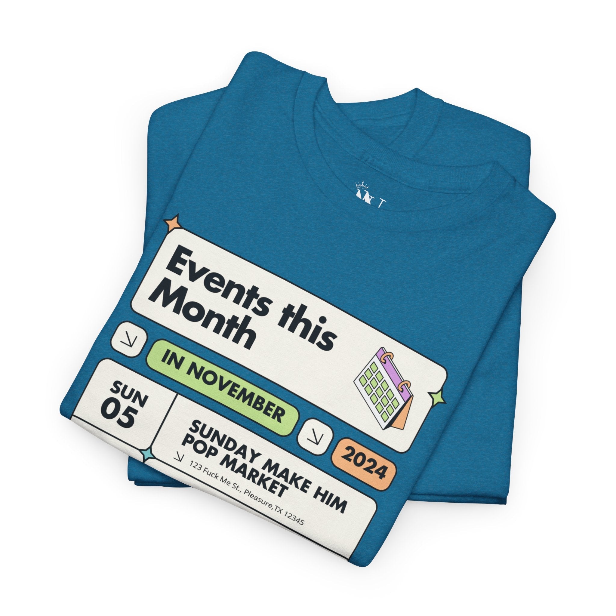 Events this Month | Mix & Match 100% Cotton Unisex Fun-Flirty Lovers’ Tees