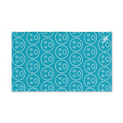 Surprised Emoji Pattern Teal Cum Towel