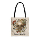 Love & Death Skull Floral | Nectar Napkins Fun-Flirty Lovers’ Totes