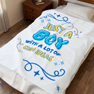 Just a Boy Cum Ideas Blanket