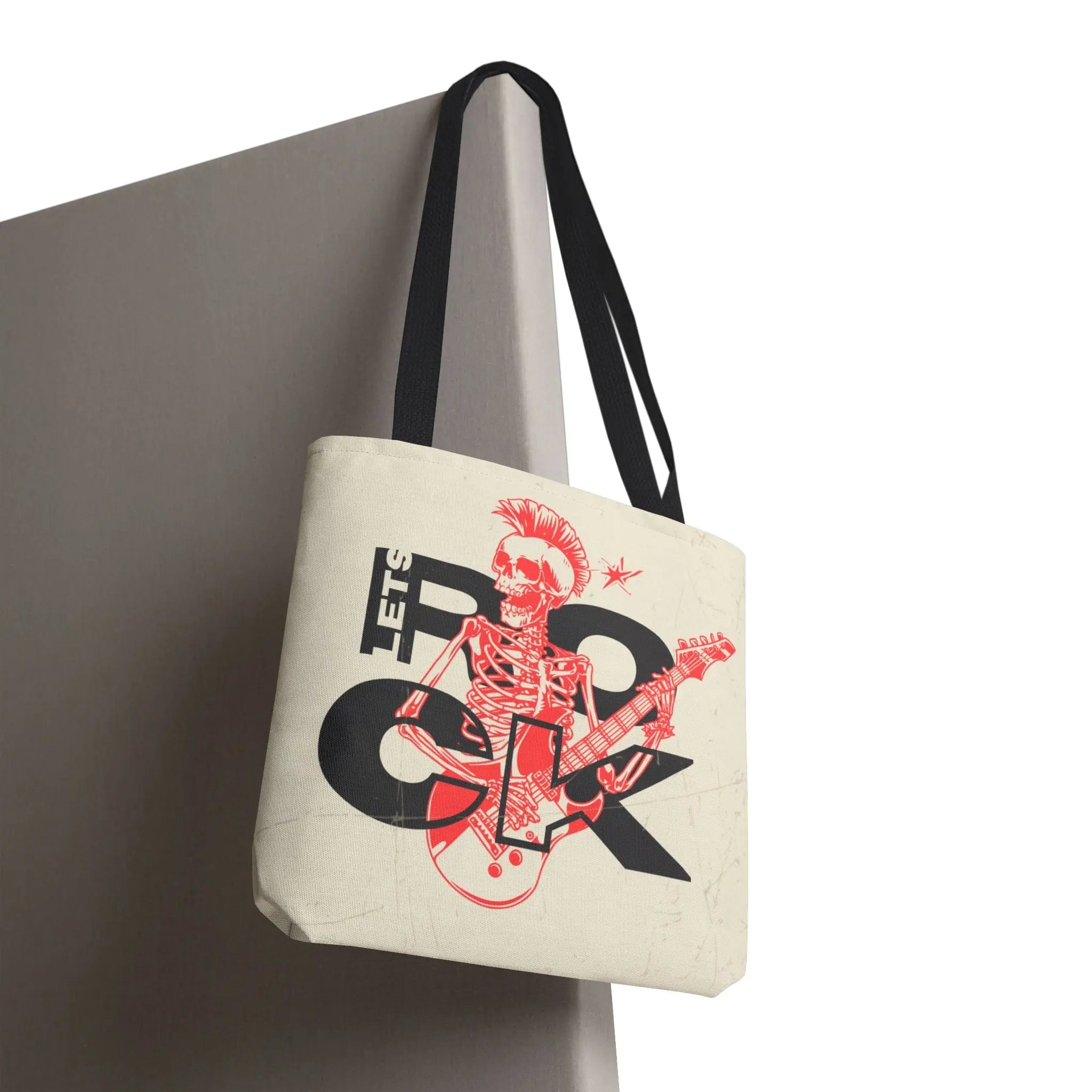 Let’s Rock Skull Rocker Love Tote Bag