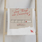 Good Things Are Cumming! Vintage Guest Check | Mix & Match Original Fun-Flirty Lovers’ Towels