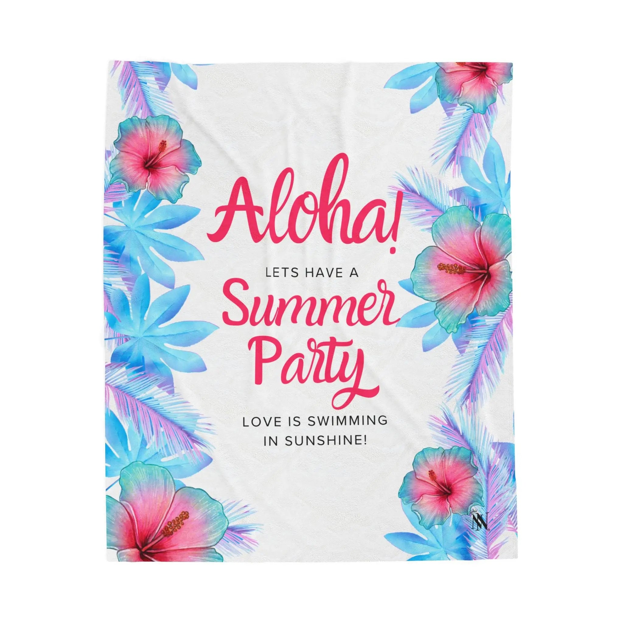 Aloha! Summer Party | Mix & Match Soft Fun-Flirty Lovers’ Blankets