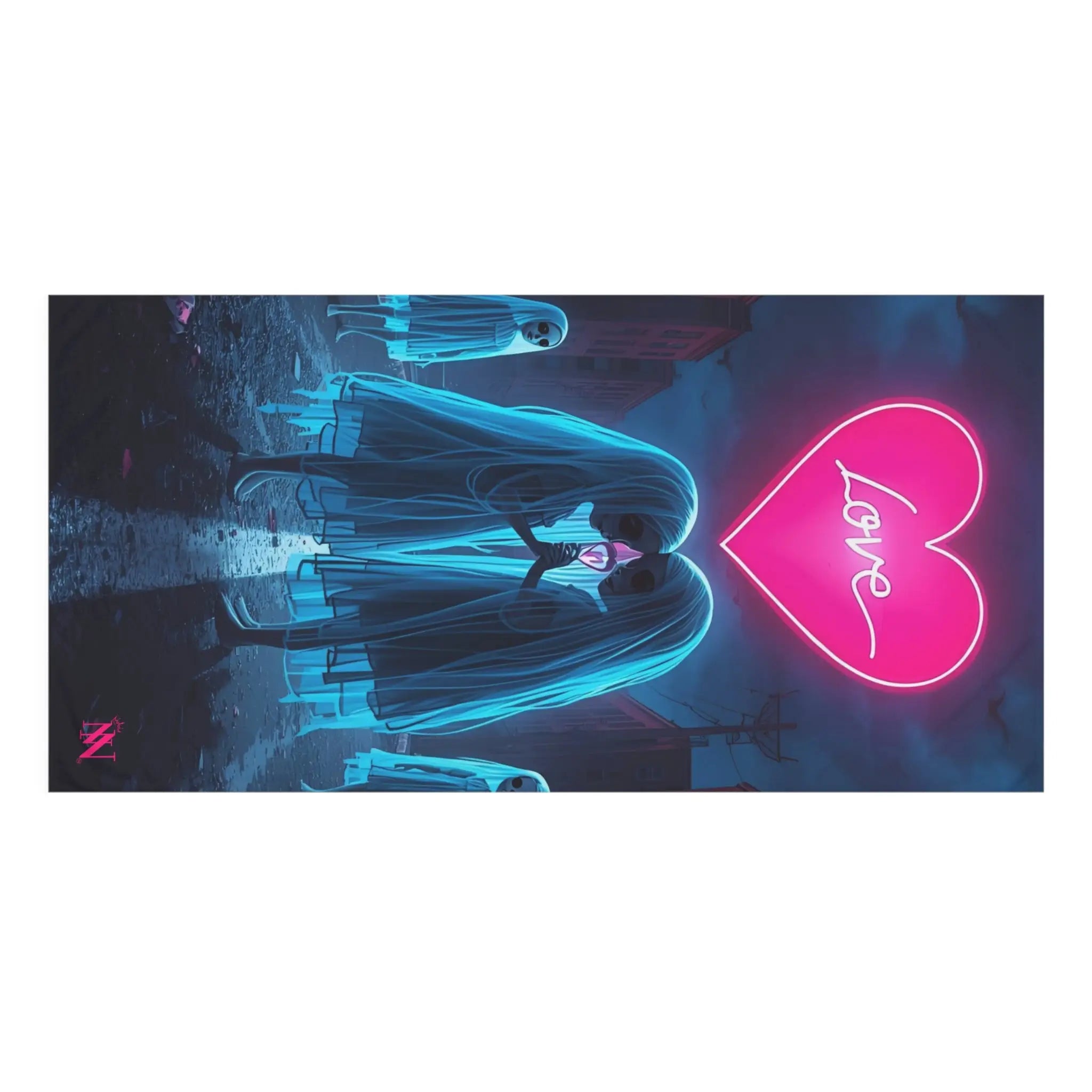 Dark Love Graphic | Mix & Match XL Fun-Flirty Lovers’ Towels