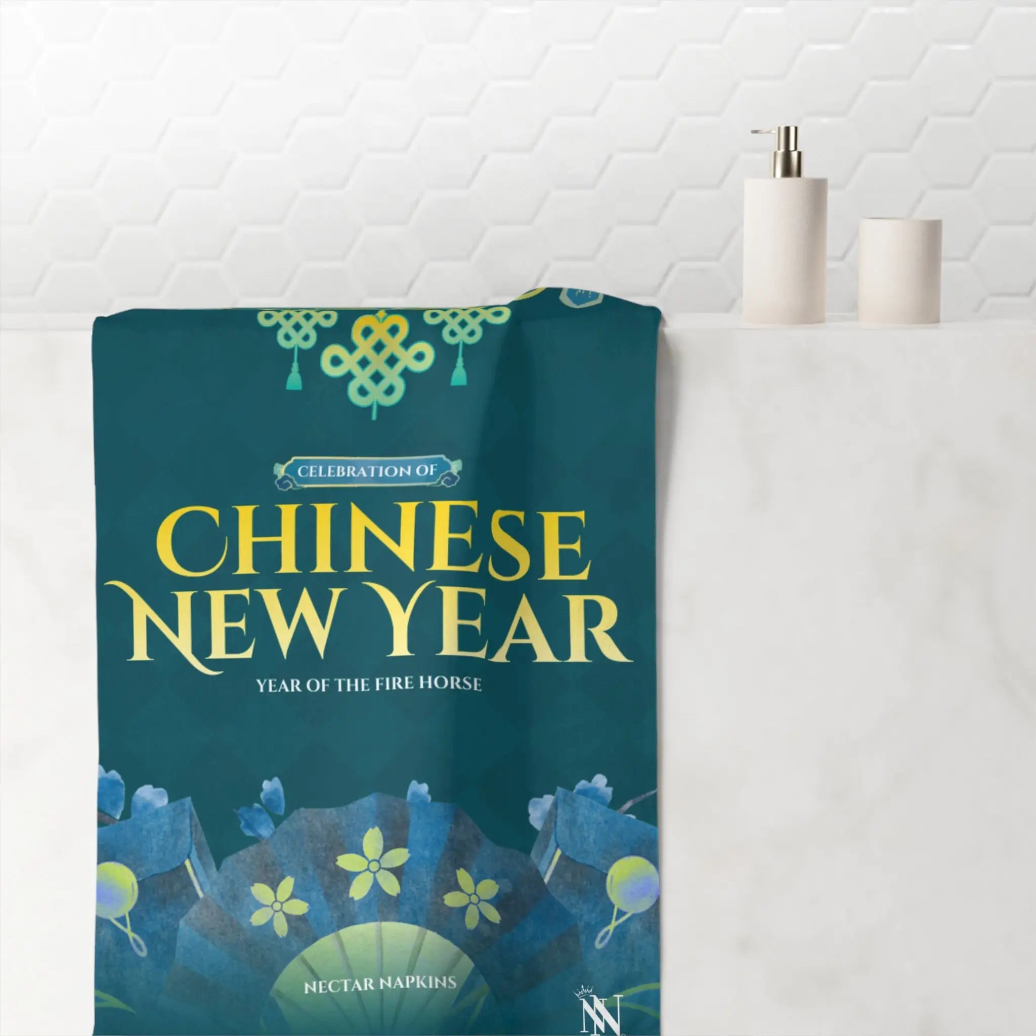 Celebration of Chinese New Year | Mix & Match XL Fun-Flirty Lovers’ Towels