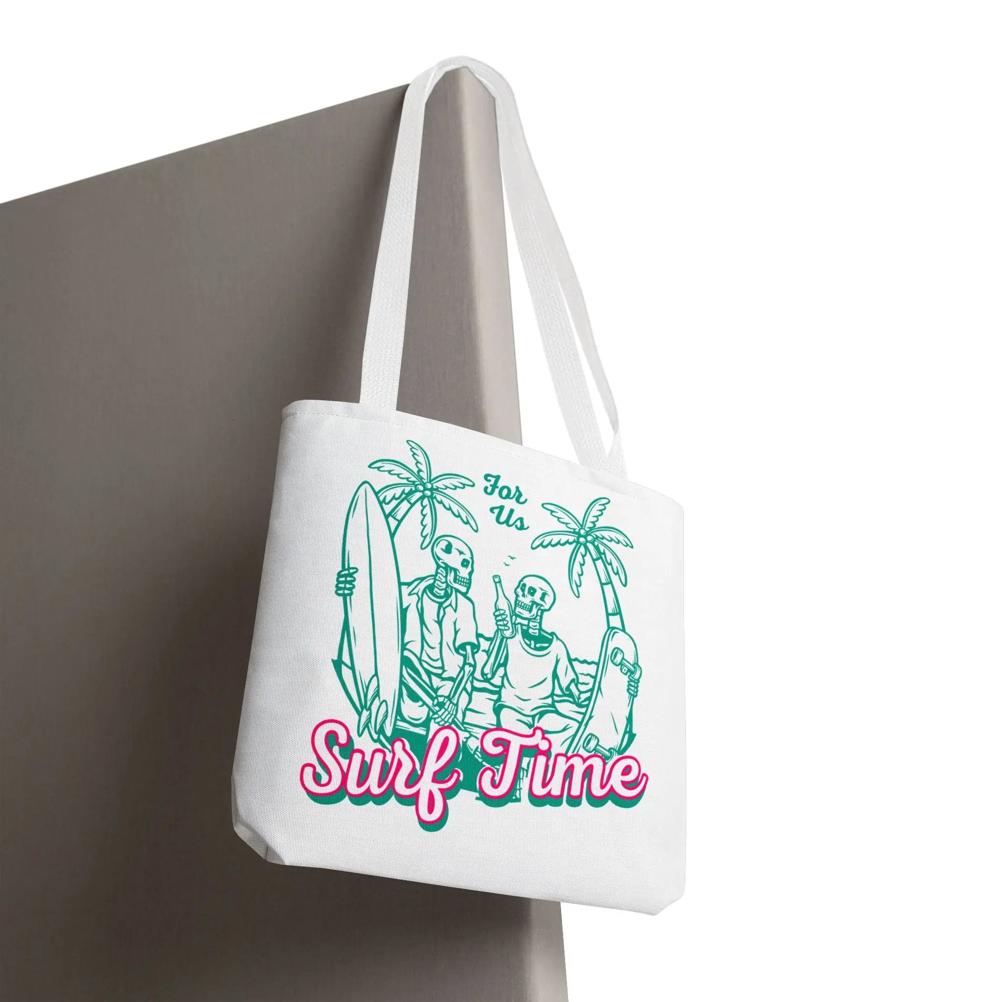 Surf Time for Us Fun Everyday Cute Tote Bag