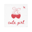 Cute Girl Strawberries | Mix & Match Lils’ Fun-Flirty Lovers’ Towels