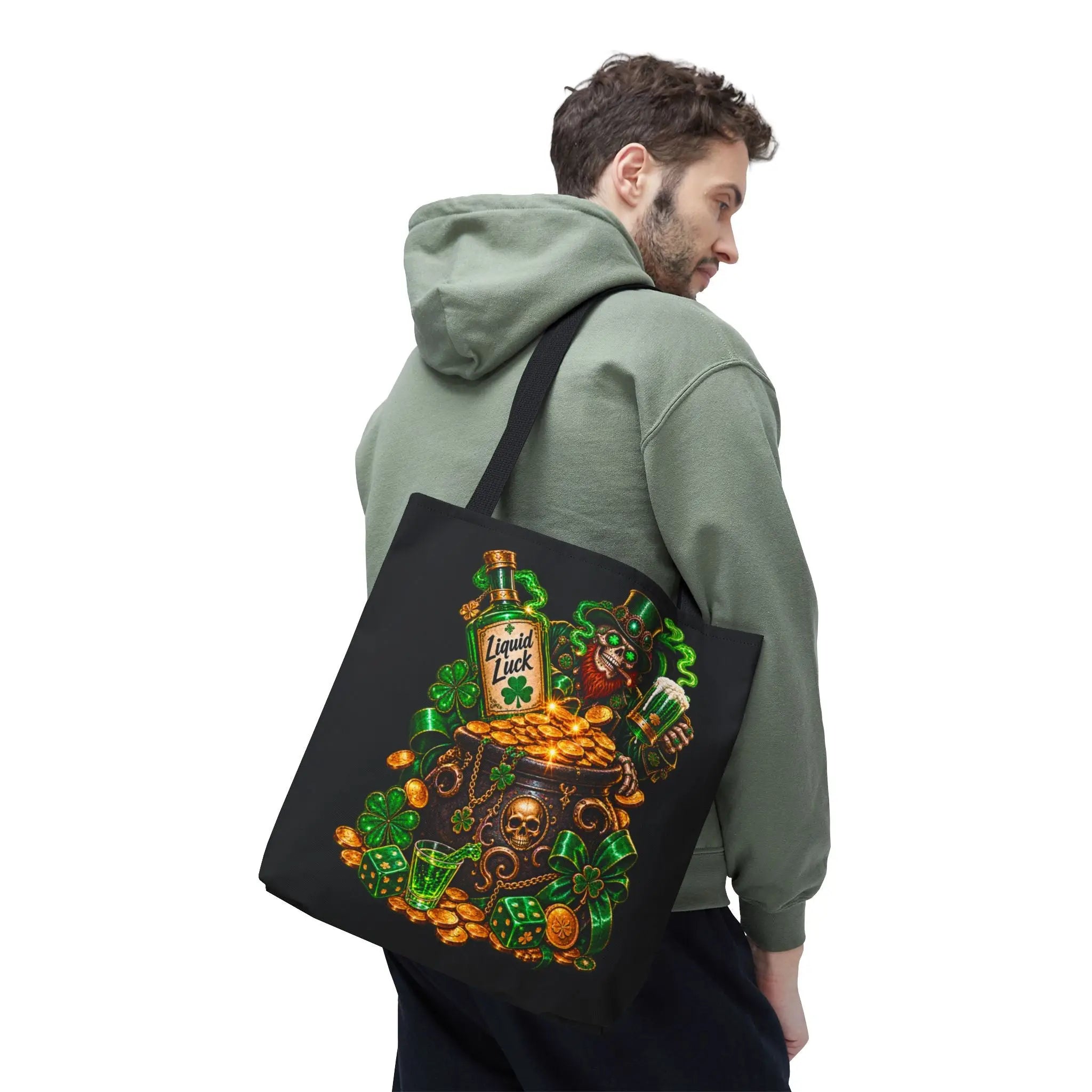 Pot Of Gold Wicked Leprechaun Tote Bag