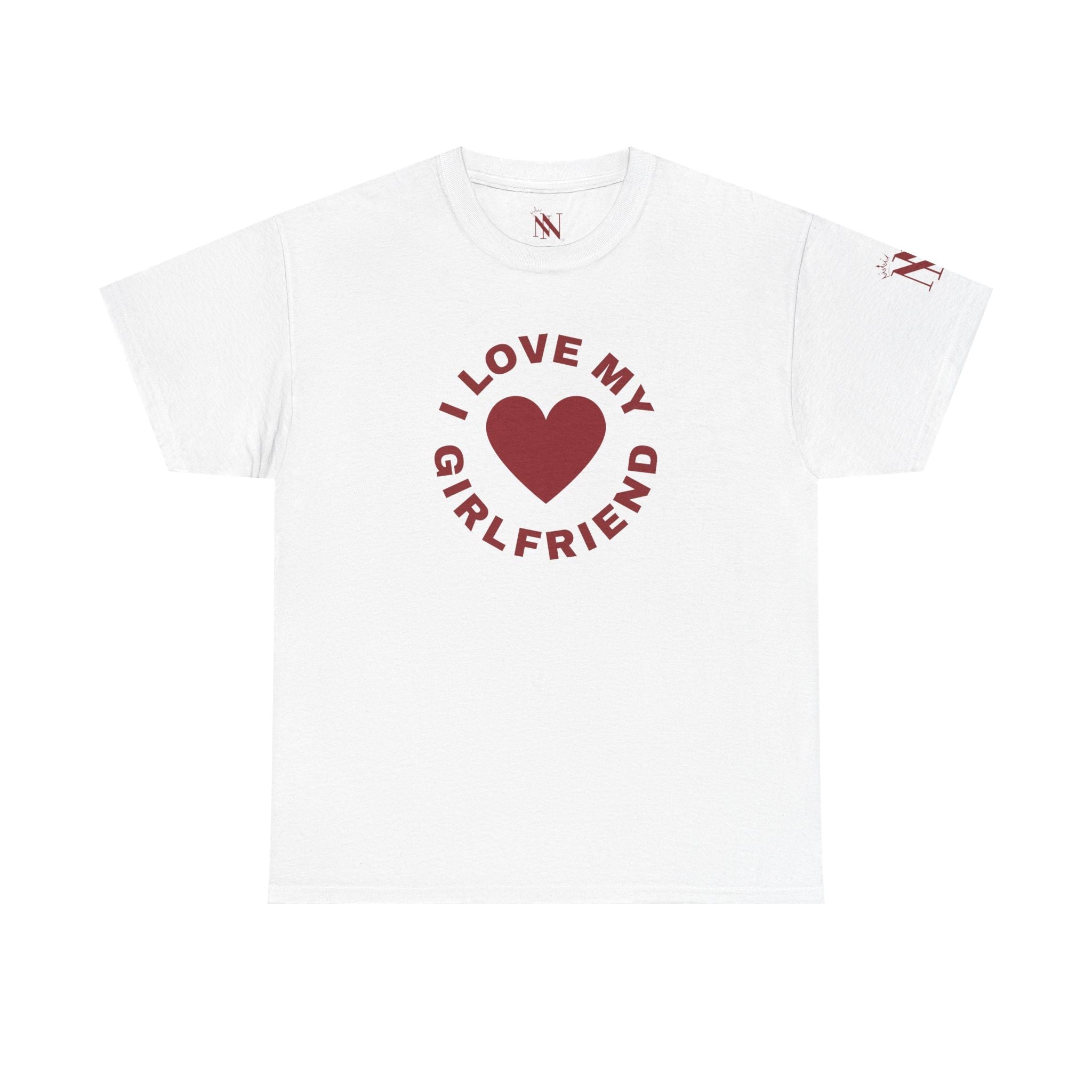 I Love My Girlfriend Heart | Mix & Match Cotton Unisex Fun-Flirty Lovers’ T-Shirts