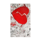 Broken Stitched Heart on Ice 3D Print | Mix & Match Original Fun-Flirty Lovers’ Towels