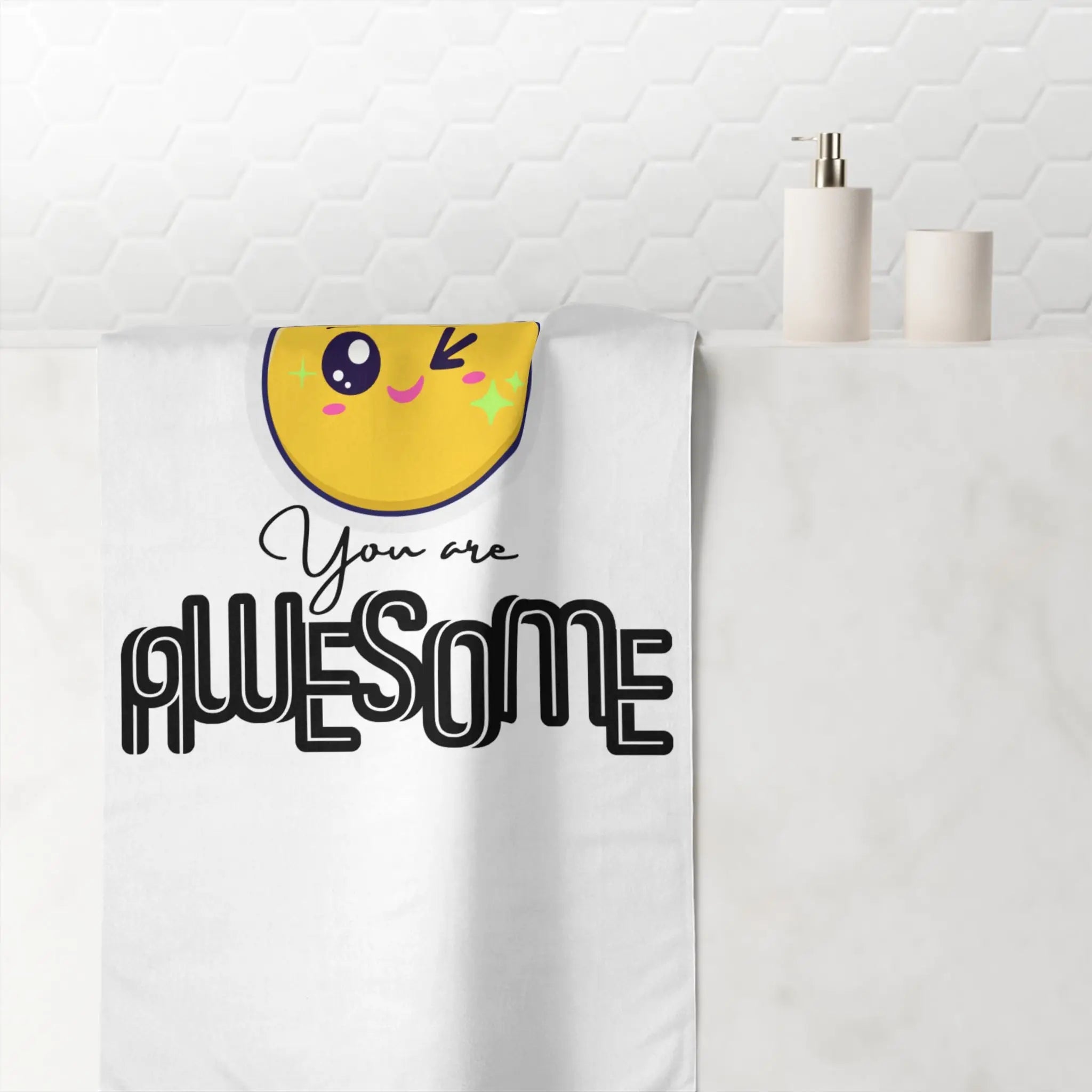 You Are Awesome Emoji Anal Sex Towel