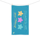 It’s Okay to Feel Your Feelings Turquoise | Mix & Match Original Fun-Flirty Lovers’ Towels