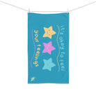 It’s Okay to Feel Your Feelings Turquoise | Mix & Match Original Fun-Flirty Lovers’ Towels