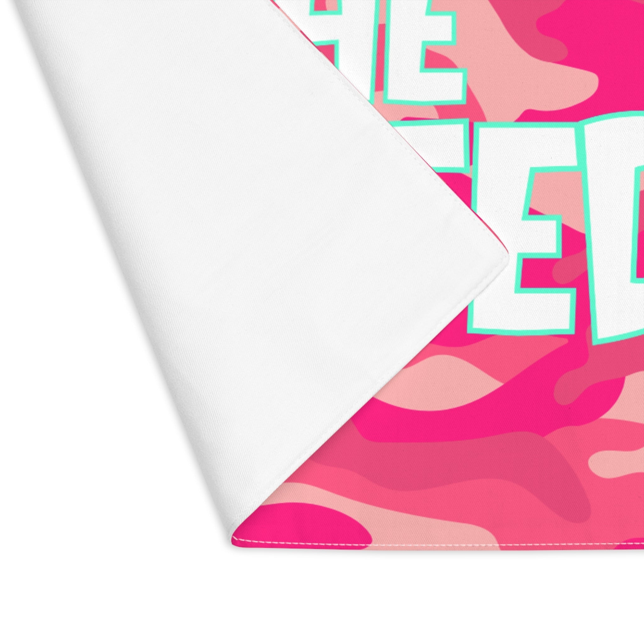 The Hunted Pink Camo Sex Toy Mat