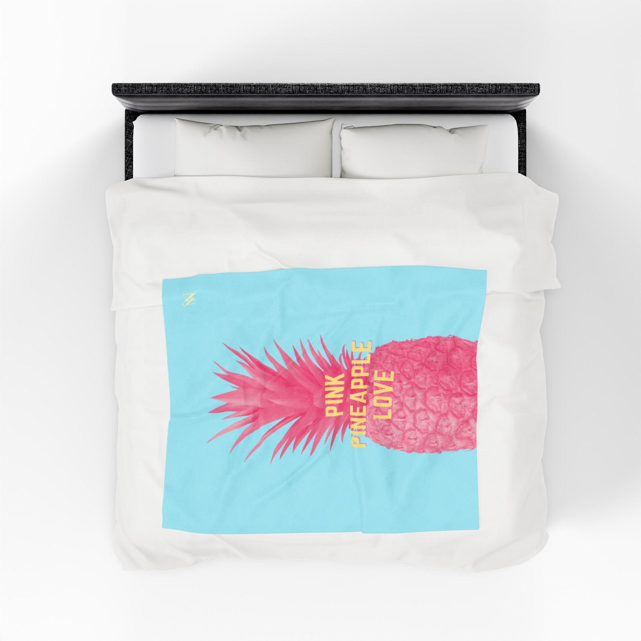 Pink Pineapple Love | Mix & Match Velveteen Fun-Flirty Lovers’ Blankets