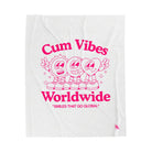 Cum Vibes Worldwide | Mix & Match Velveteen Fun-Flirty Lovers’ Blankets