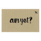 Cum Yet? Gold | Mix & Match Soft Fun-Flirty Lovers’ Towels