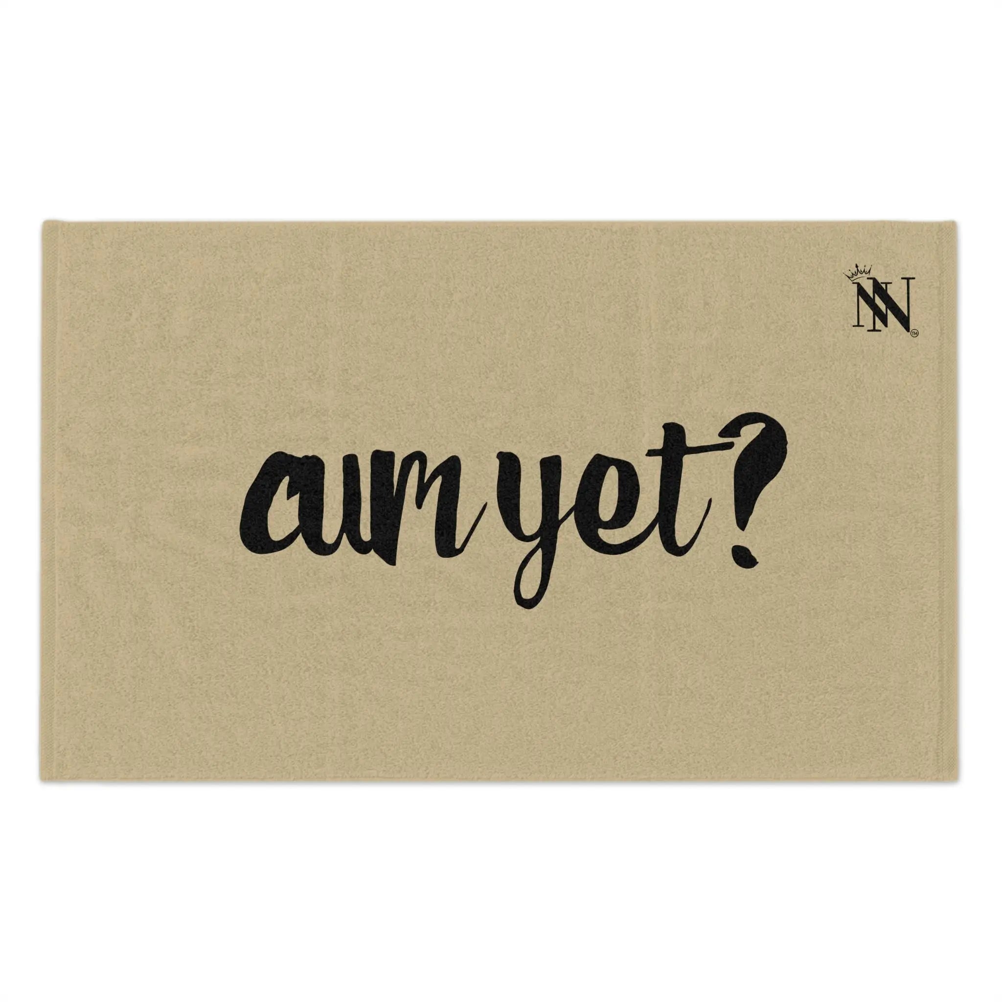 Cum Yet? Gold | Mix & Match Soft Fun-Flirty Lovers’ Towels