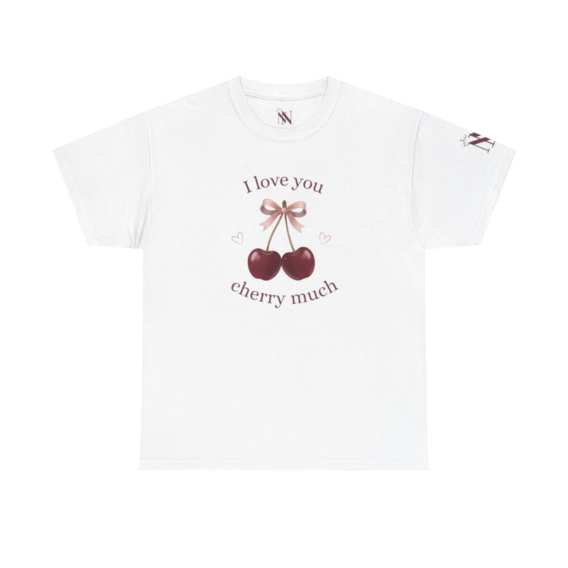 I Love You Cherry Much | Mix & Match Cotton Unisex Fun-Flirty Lovers’ T-Shirts