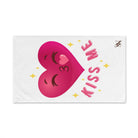 Kiss Me Heart Emoji | Nectar Napkins Classic Fun-Flirty Lovers’ Towels