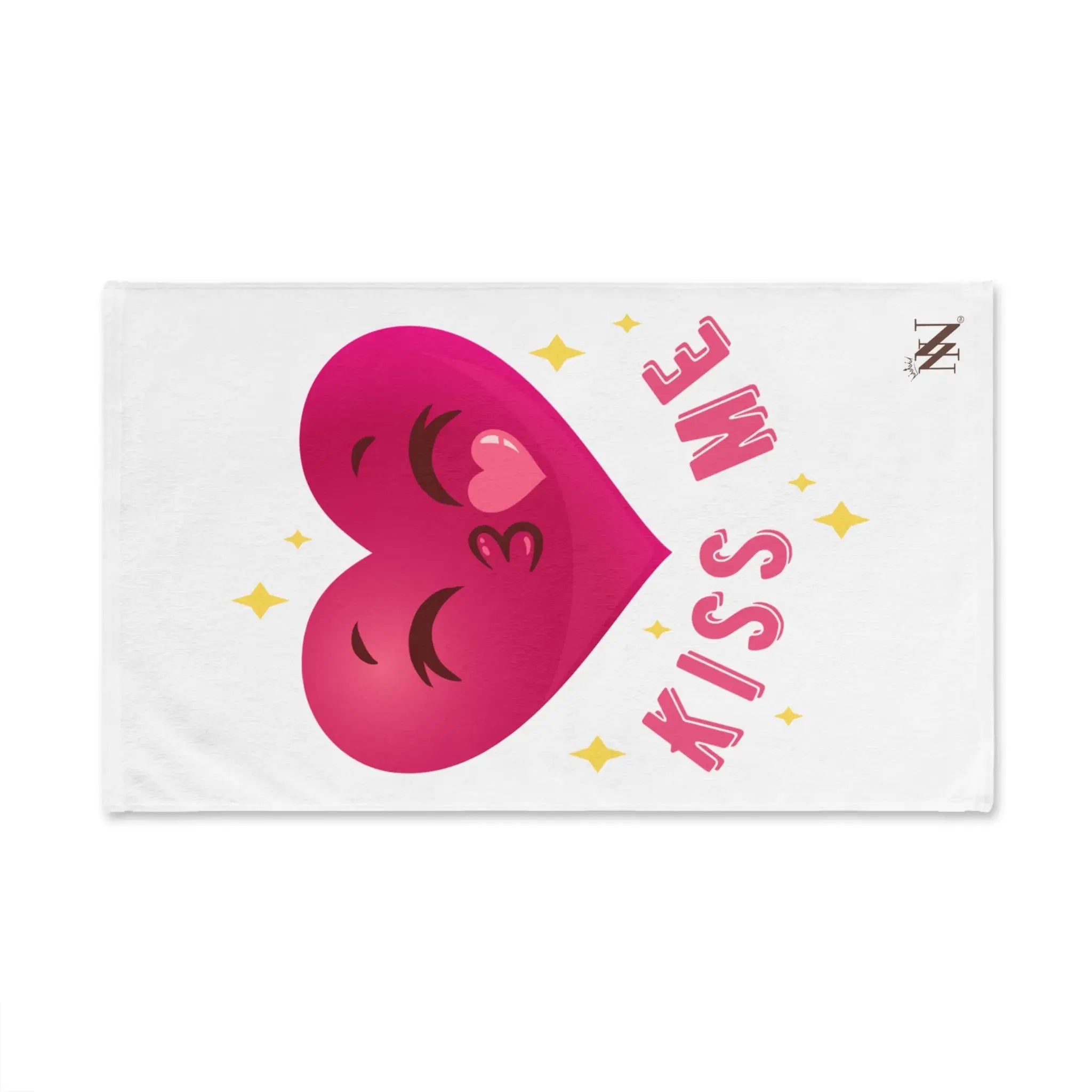 Kiss Me Heart Emoji | Nectar Napkins Classic Fun-Flirty Lovers’ Towels