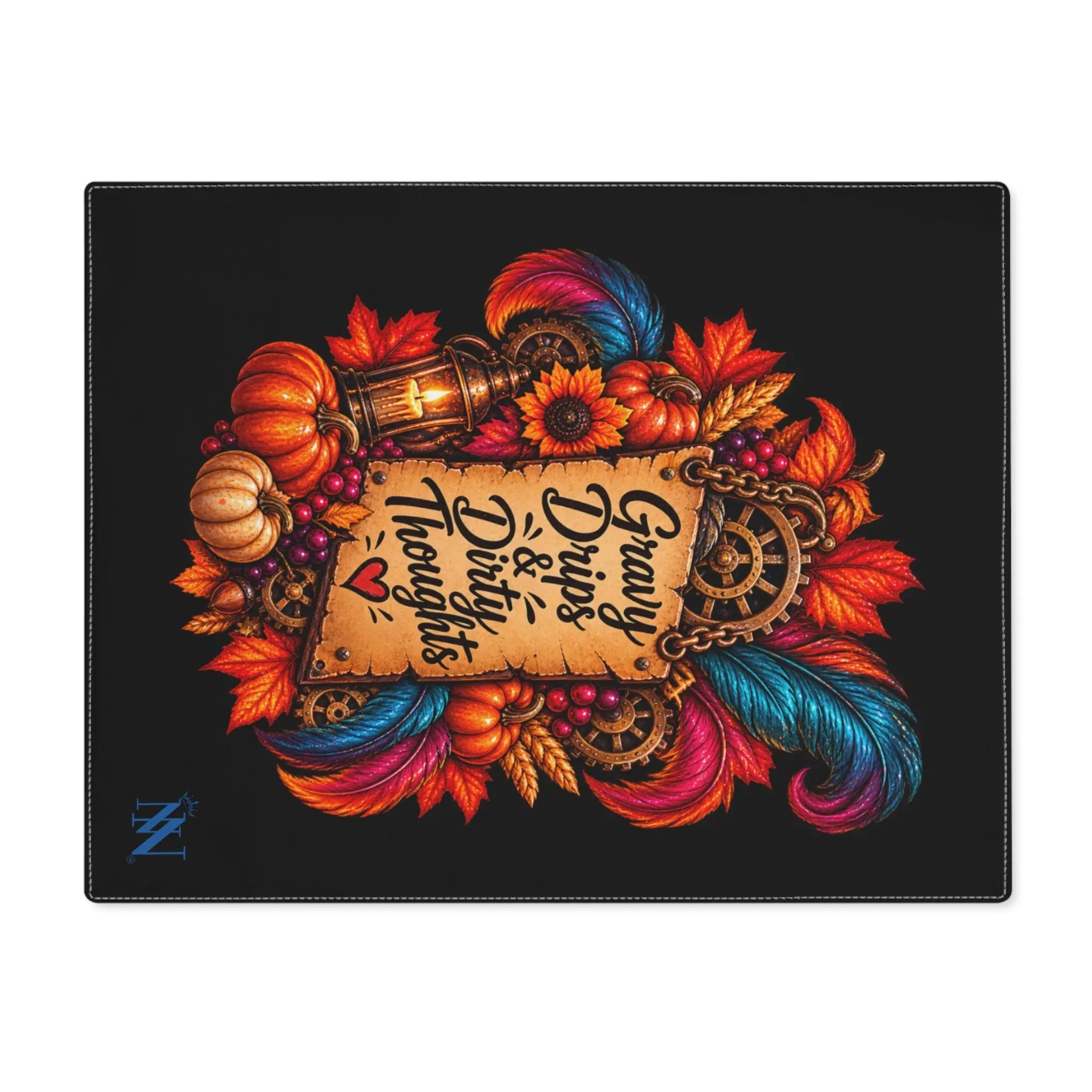 Gravy Drips & Dirty Thoughts Thanksgiving | Nectar Napkins Fun-Flirty Lovers’ Toy Mats