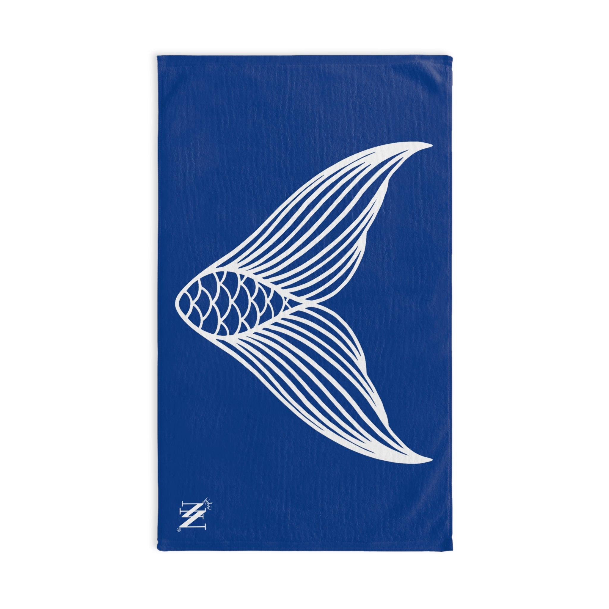 Mermaid Tail Blue Cum Towel