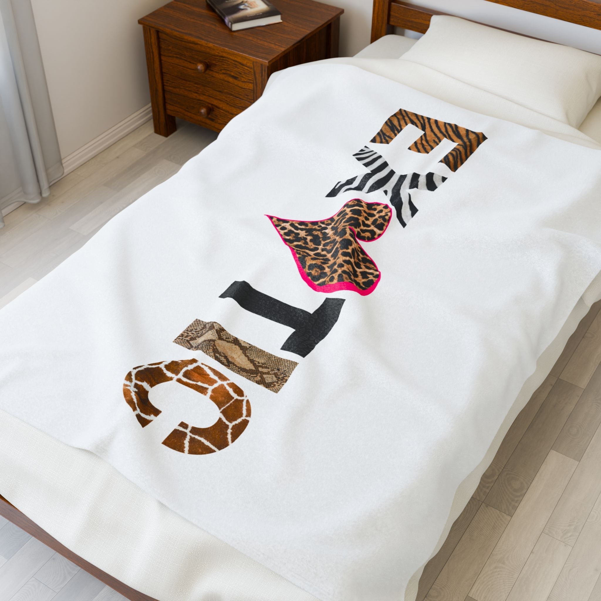 Exotic Animal Print | Mix & Match Velveteen Fun-Flirty Lovers’ Blankets