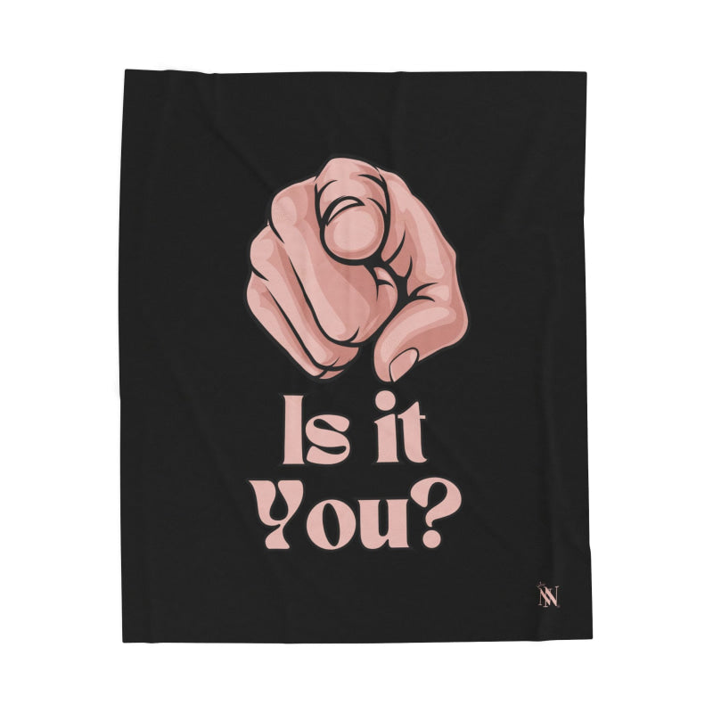 Is It You? Pointing | Mix & Match Soft Fun-Flirty Lovers’ Blankets