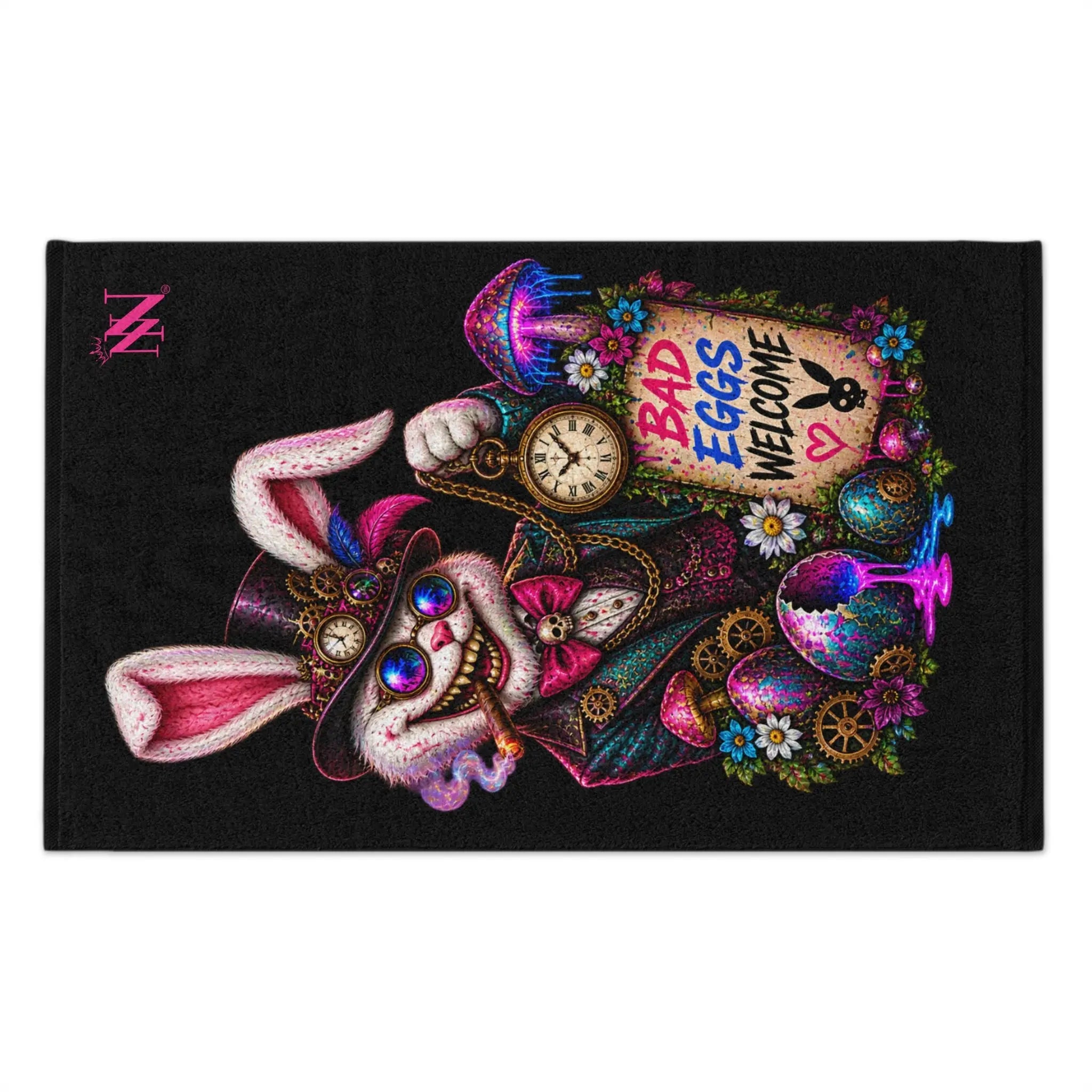Bad Eggs Welcome Wicked Bunny Sex Towel