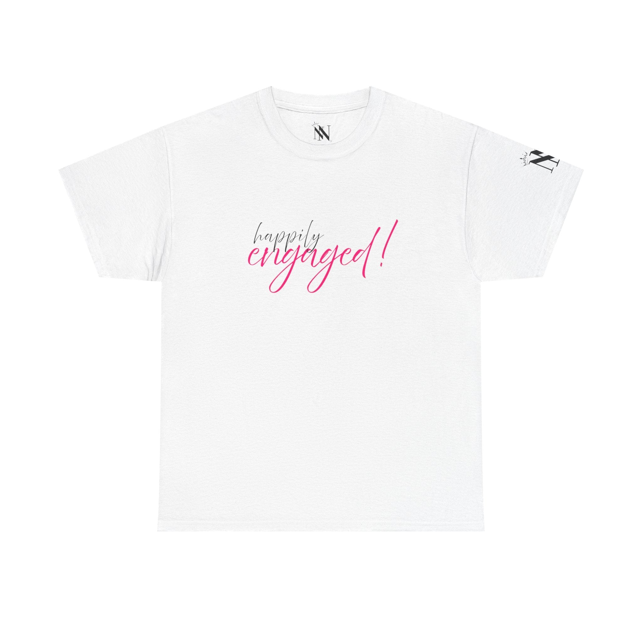 Happily Engaged! | Mix & Match Cotton Unisex Fun-Flirty Lovers’ T-Shirts