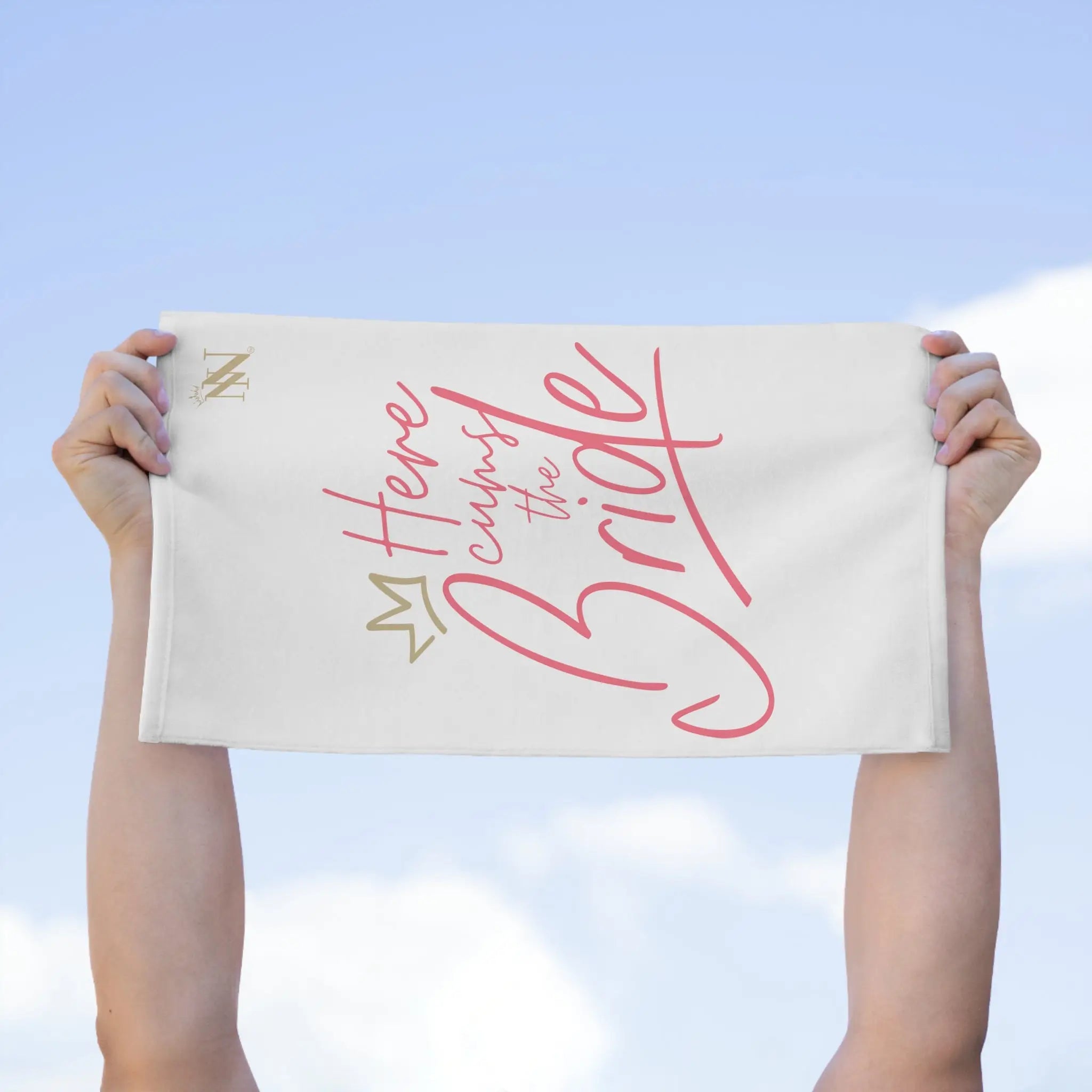 Here Cums the Bride | Mix & Match Soft Fun-Flirty Lovers’ Towels