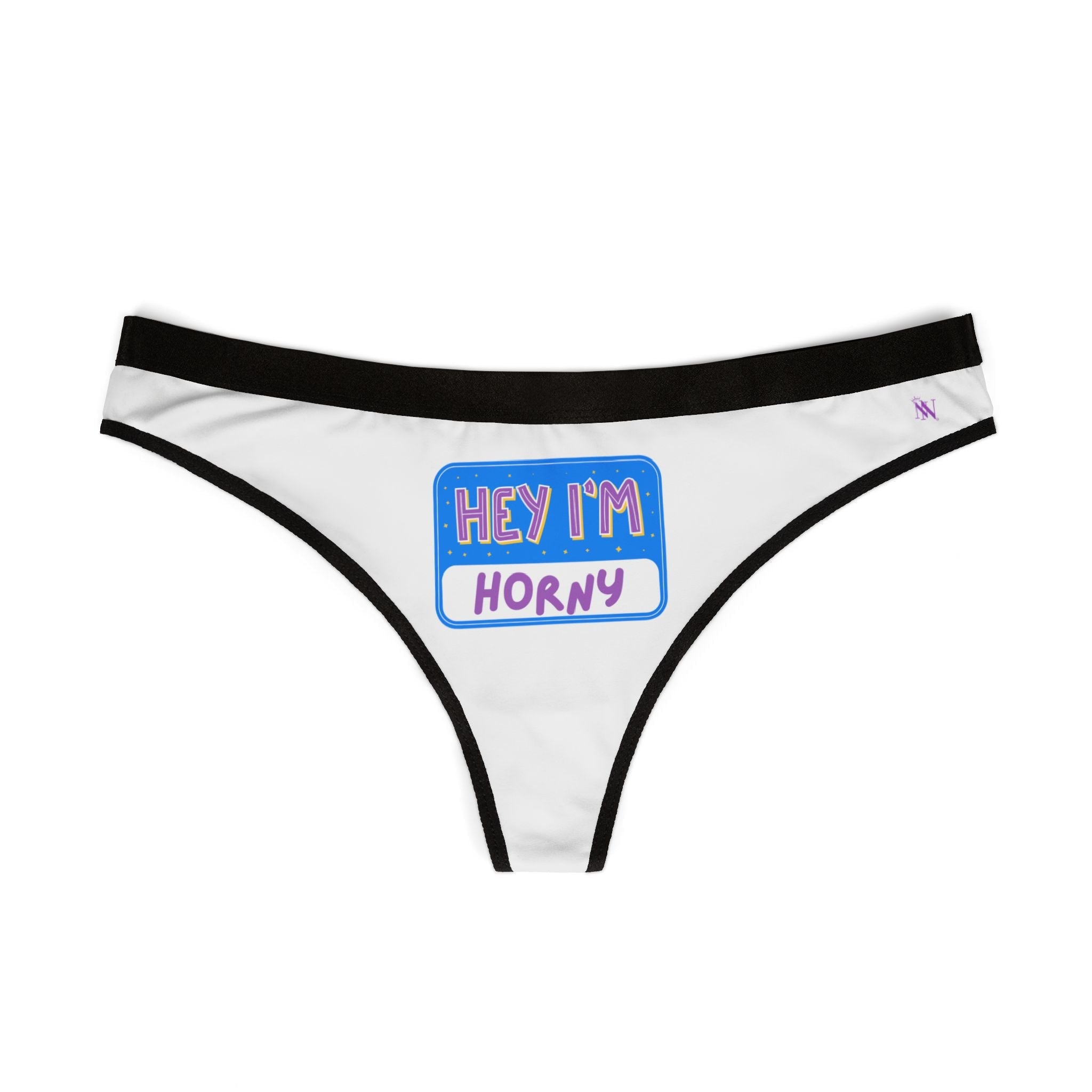 Hey I’m Horny | Mix & Match Women’s Fun-Flirty Lovers’ Thongs