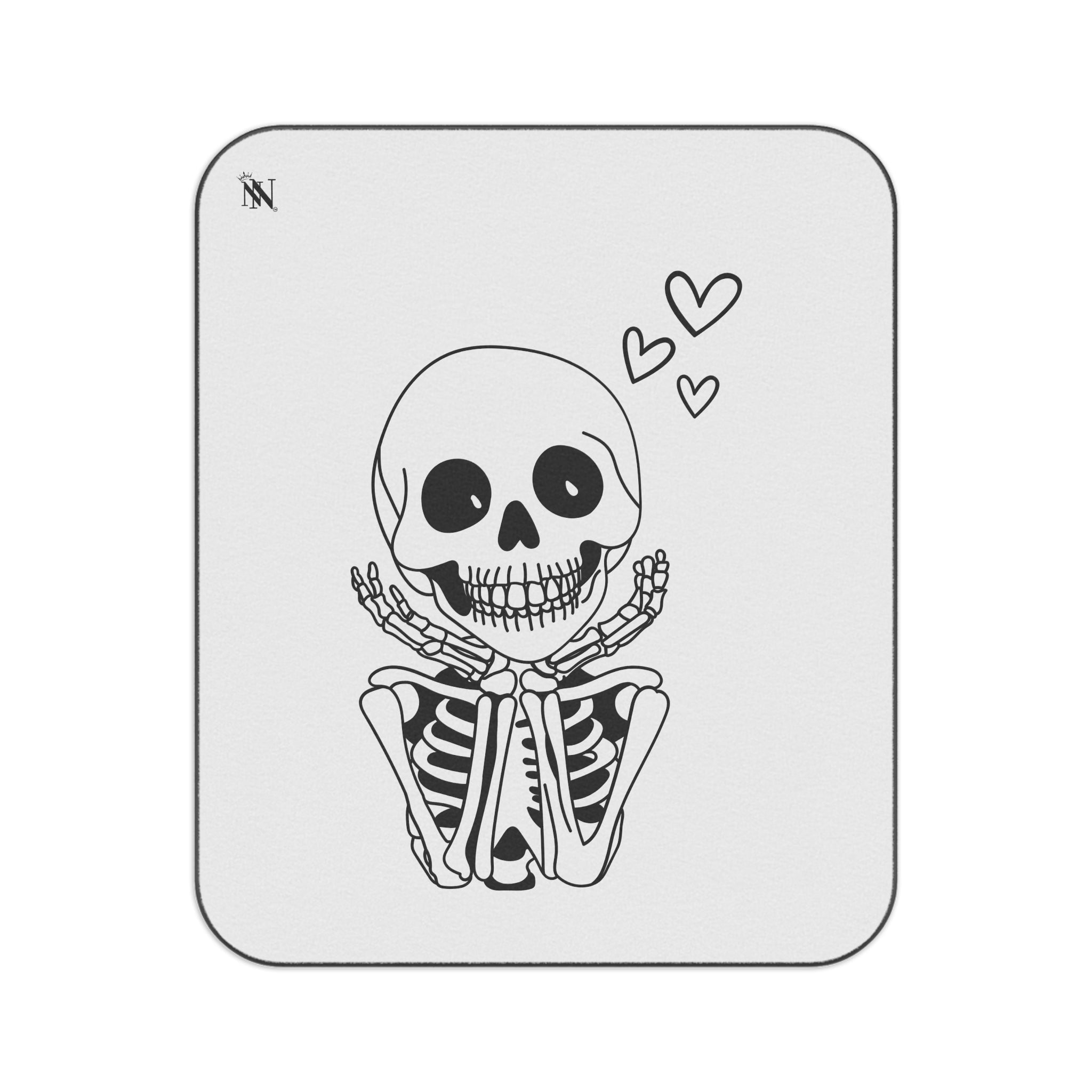 So In Love Skeleton | Mix Match Fun-Flirty Lovers’ Water-Resistant Blankets