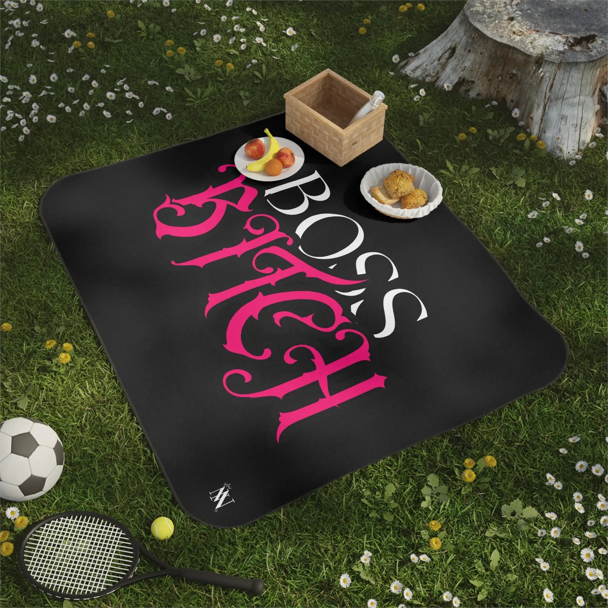 Boss Bitch Water Resistant Blanket for Sex